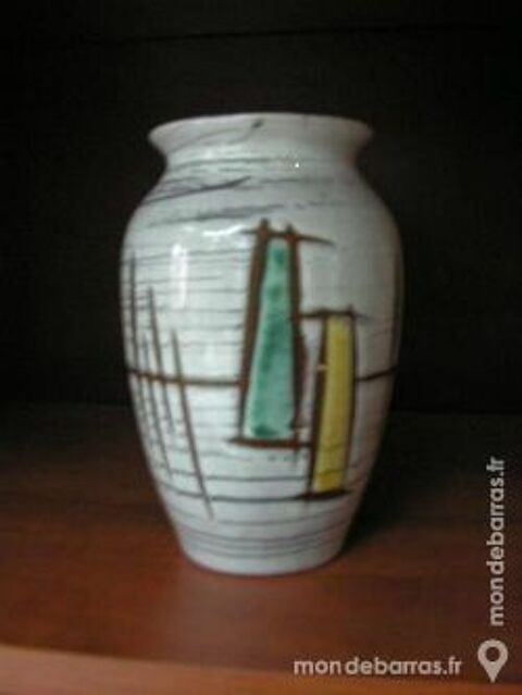 Vase contemporain, motif : psychdlique 18 Paris 15 (75)