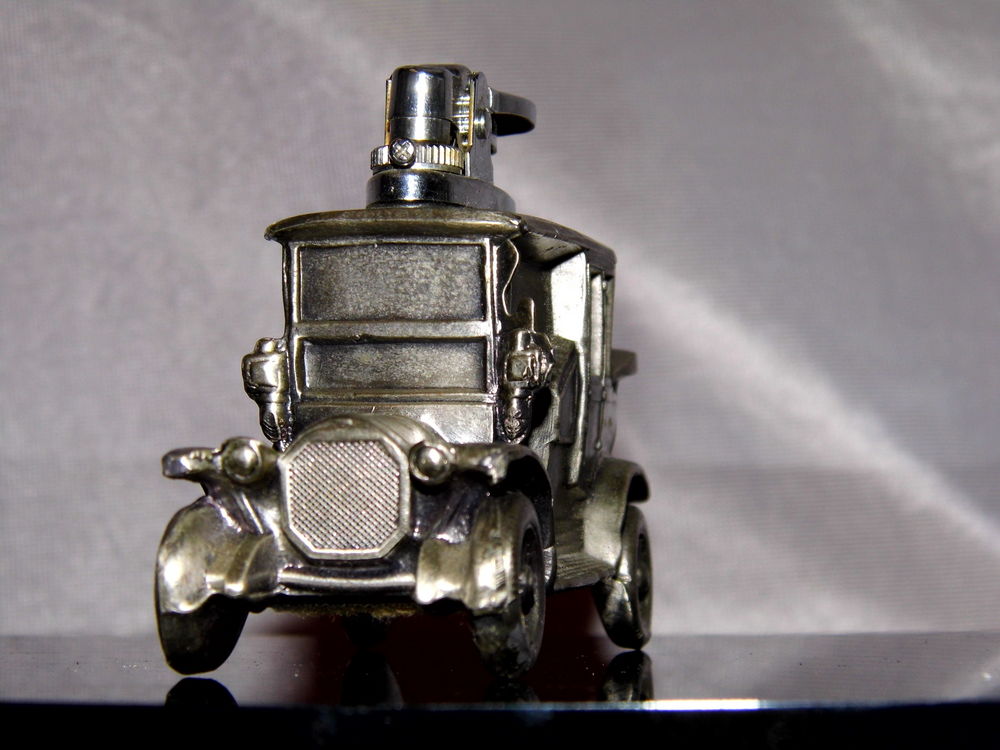 Briquet gaz MERCEDES BENZ 1910 voiture ancienne tacot 
