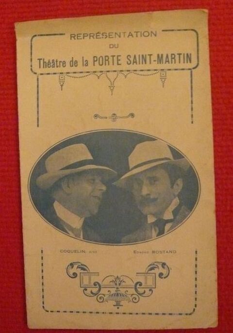 Programme du Théâtre de la Porte Saint-Martin 1937 35 Sucy-en-Brie (94)