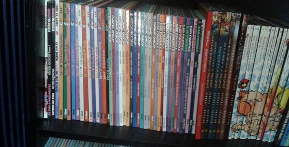 COLLECTION BD comme neuve ! titeuf, kid, game over, tintin.. Livres et BD