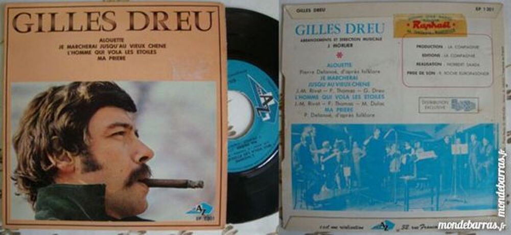 EP SP 45 Tours vinyle Gilles DREU CD et vinyles