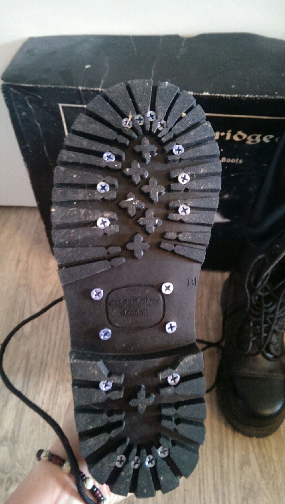 Bottes Gothic style Knightsbridge Chaussures