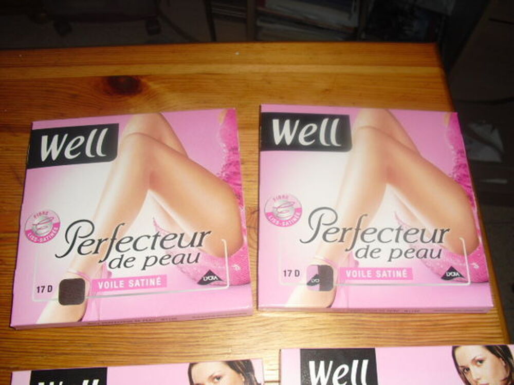 COLLANTS WELL NEUF voile satin&eacute; et voile brillant T2 LOT 4 Vêtements