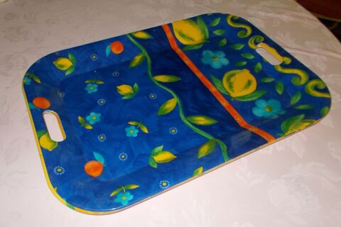 Grand plateau bleu longueur 60cm largeur : 43cm 10 Monflanquin (47)