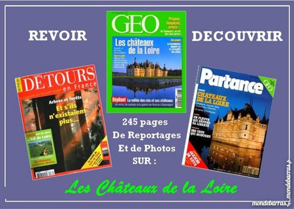 LES CH&Acirc;TEAUX DE LA LOIRE Livres et BD