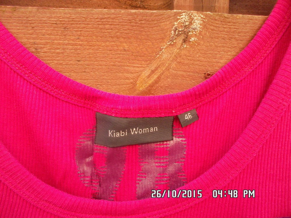 HAUT + DEBARDEUR ROSE ET VIOLET KIABI*JUSTE 3E*KIKI60230 Vêtements
