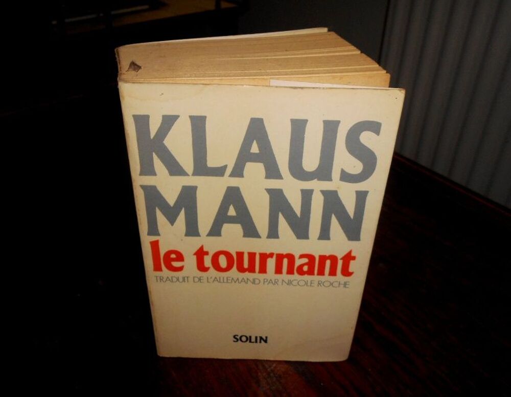 Le Tournant Klaus Mann (Solin) Livres et BD
