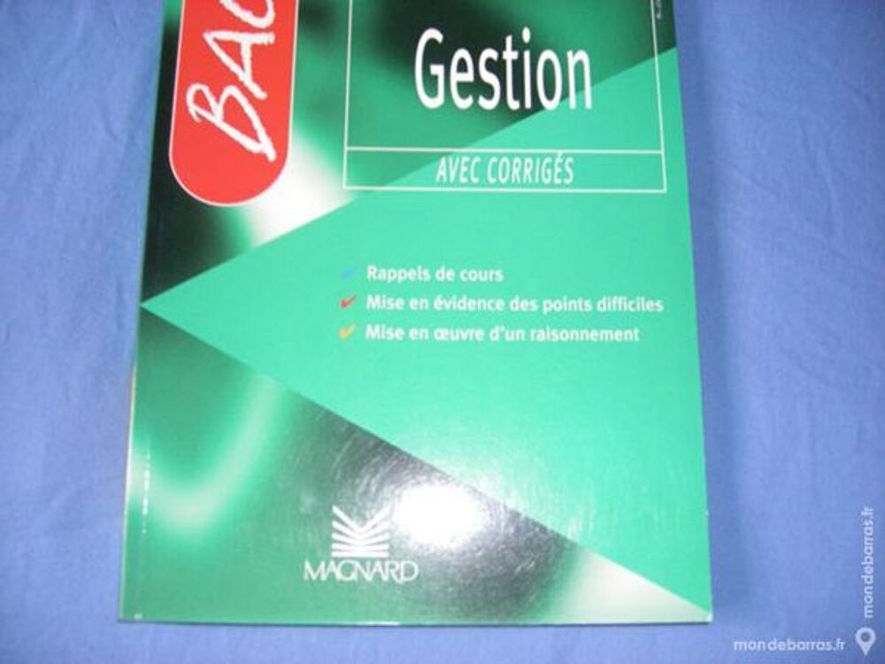 bac gestion avec corrig&eacute;s . Livres et BD