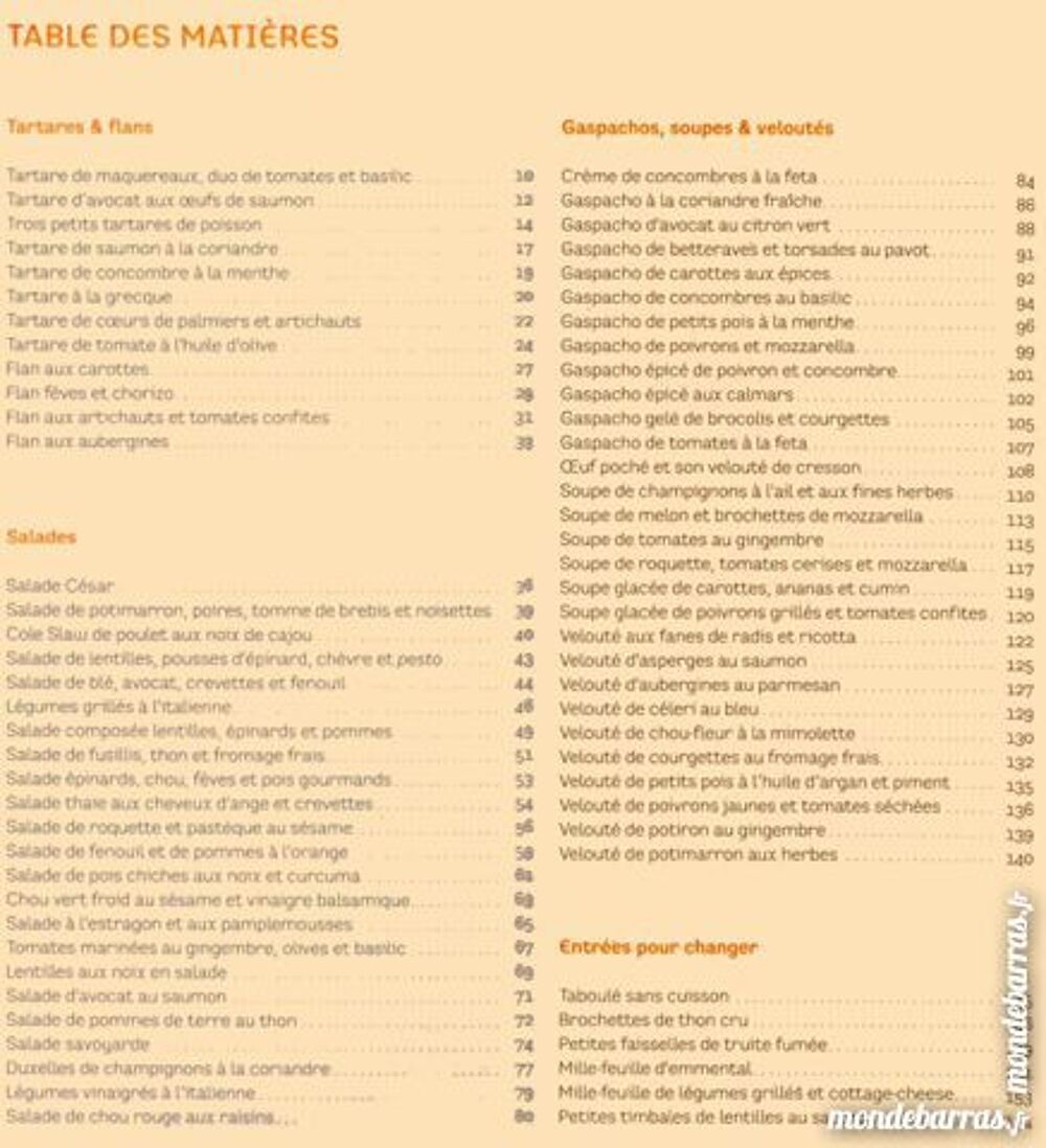 Entr&eacute;es gourmandes - CUISINE Livres et BD