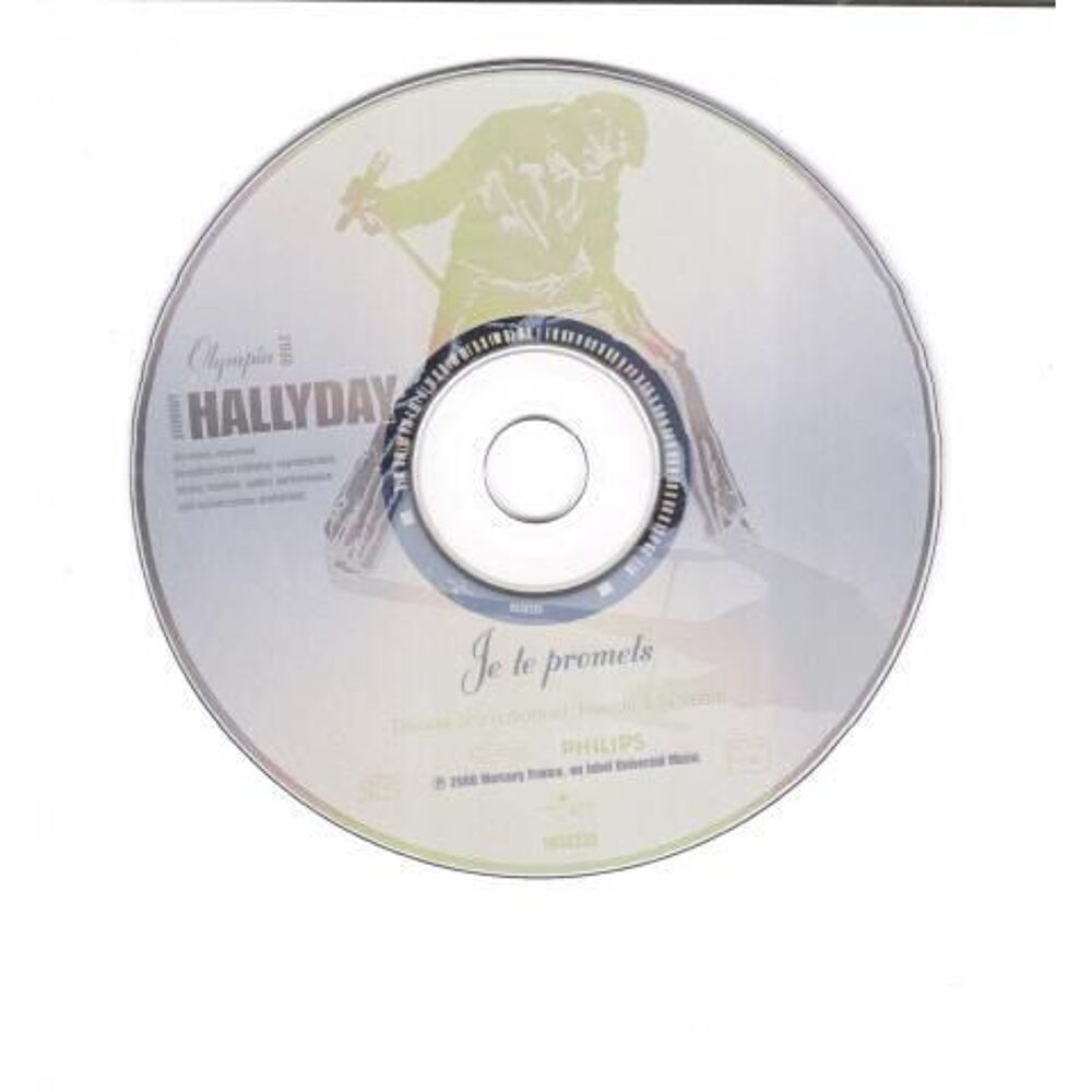 Johnny Hallyday &laquo; Je te promets &raquo; Promo CD et vinyles