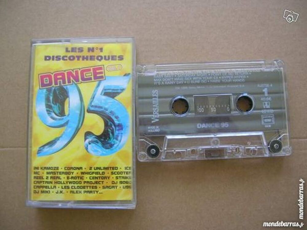 K7 DANCE 95 Vol.1 CORONA, 2 UNLIMITED, ICE MC, MRS CD et vinyles