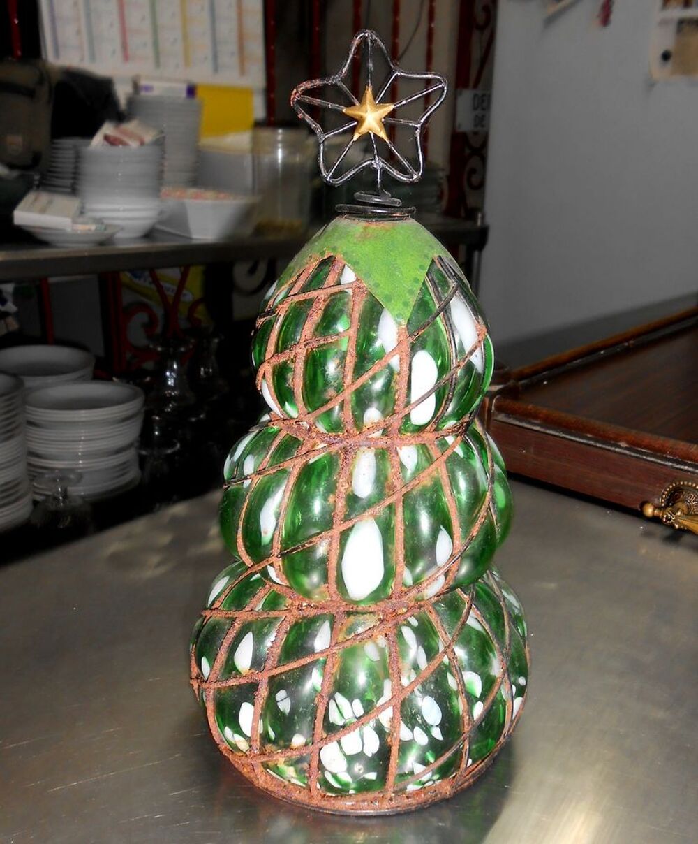 photophore bougeoir porte bougie arbre de no&euml;l (d&eacute;co) Décoration