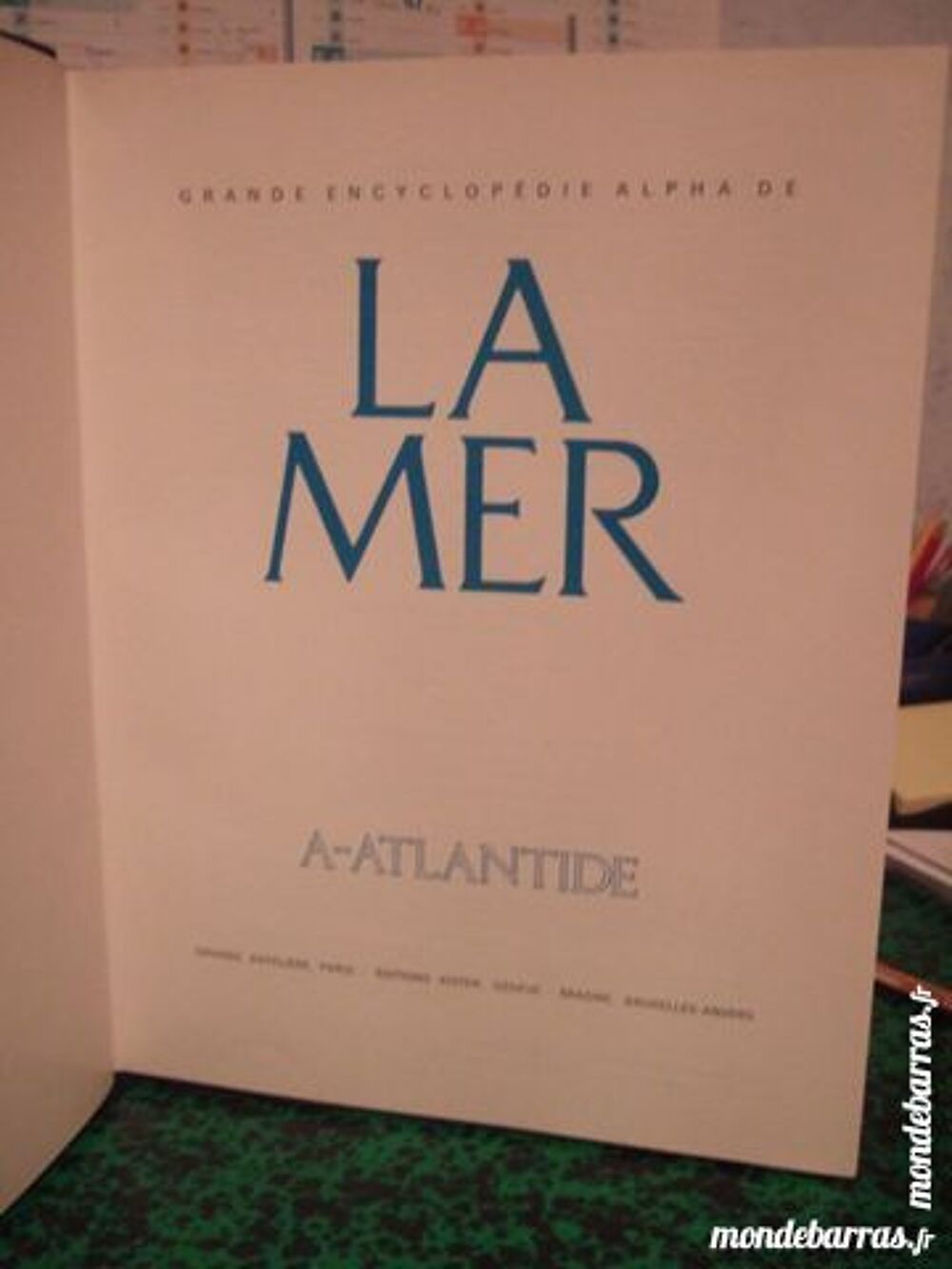 ENCYCLOPEDIE DE LA MER 