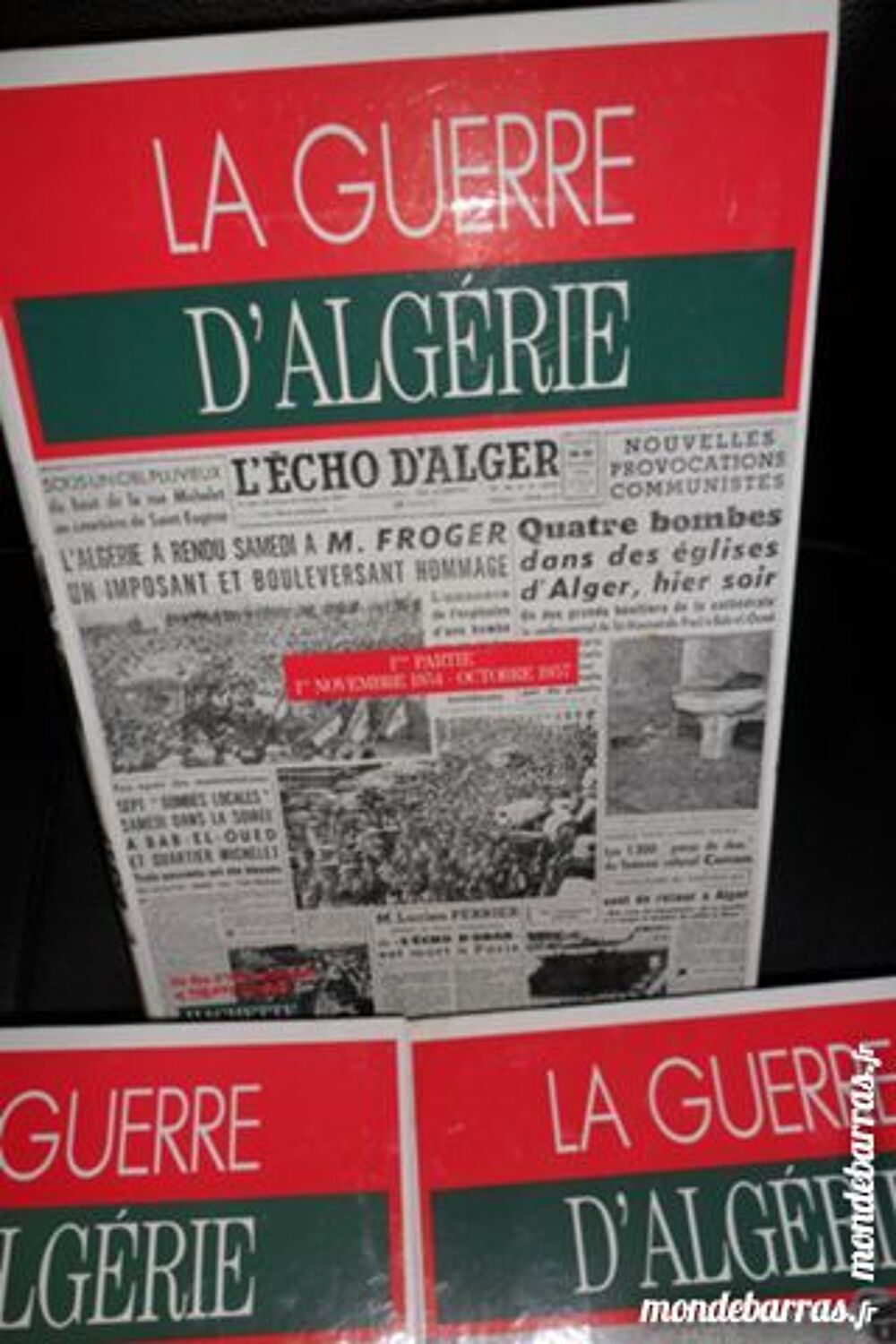 lot de 3 cassettes VIDEO GUERRE D ALGERIE 