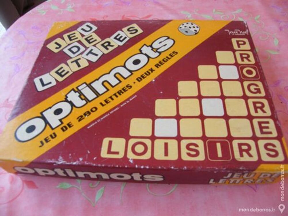Jeu ancien 1972 - OPTIMOTS complet Jeux / jouets