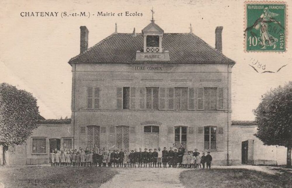 Carte postale Chatenay 71 