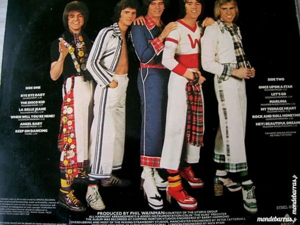 33 TOURS THE BAY CITY ROLLERS Once upon a star CD et vinyles