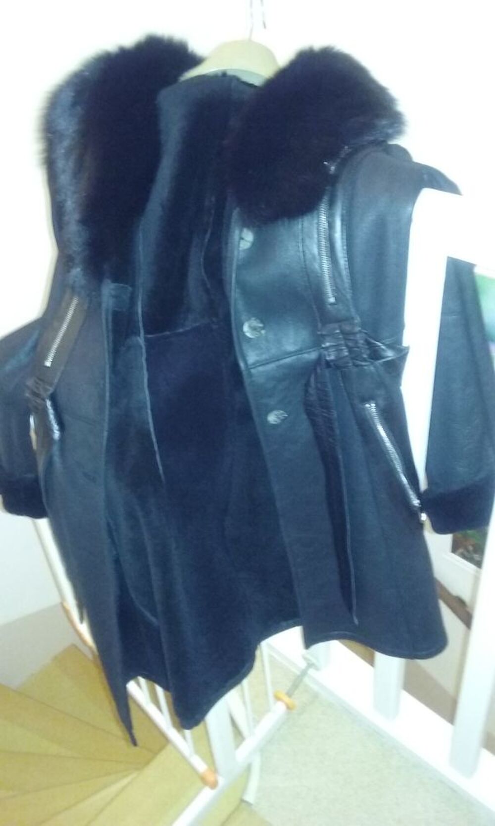 manteau en cuir Vêtements