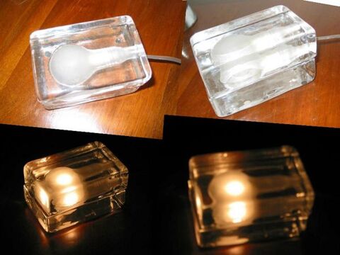 lampe brique de verre BLOCK de HARRI KOSKINEN en 1997 
for
95 Marseille 13 (13)