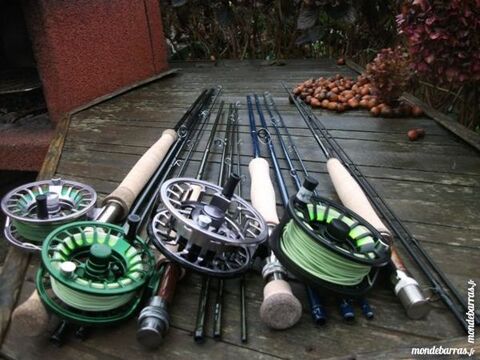 CANNE A MOUCHE HAUT DE GAMME 6'7'8'9'10'11' 190 Plumliau (56)