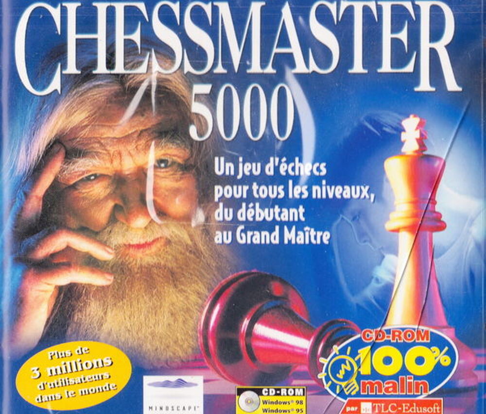 CD Jeu PC Jeu ChessMaster 5000 NEUF blister
Consoles et jeux vidos