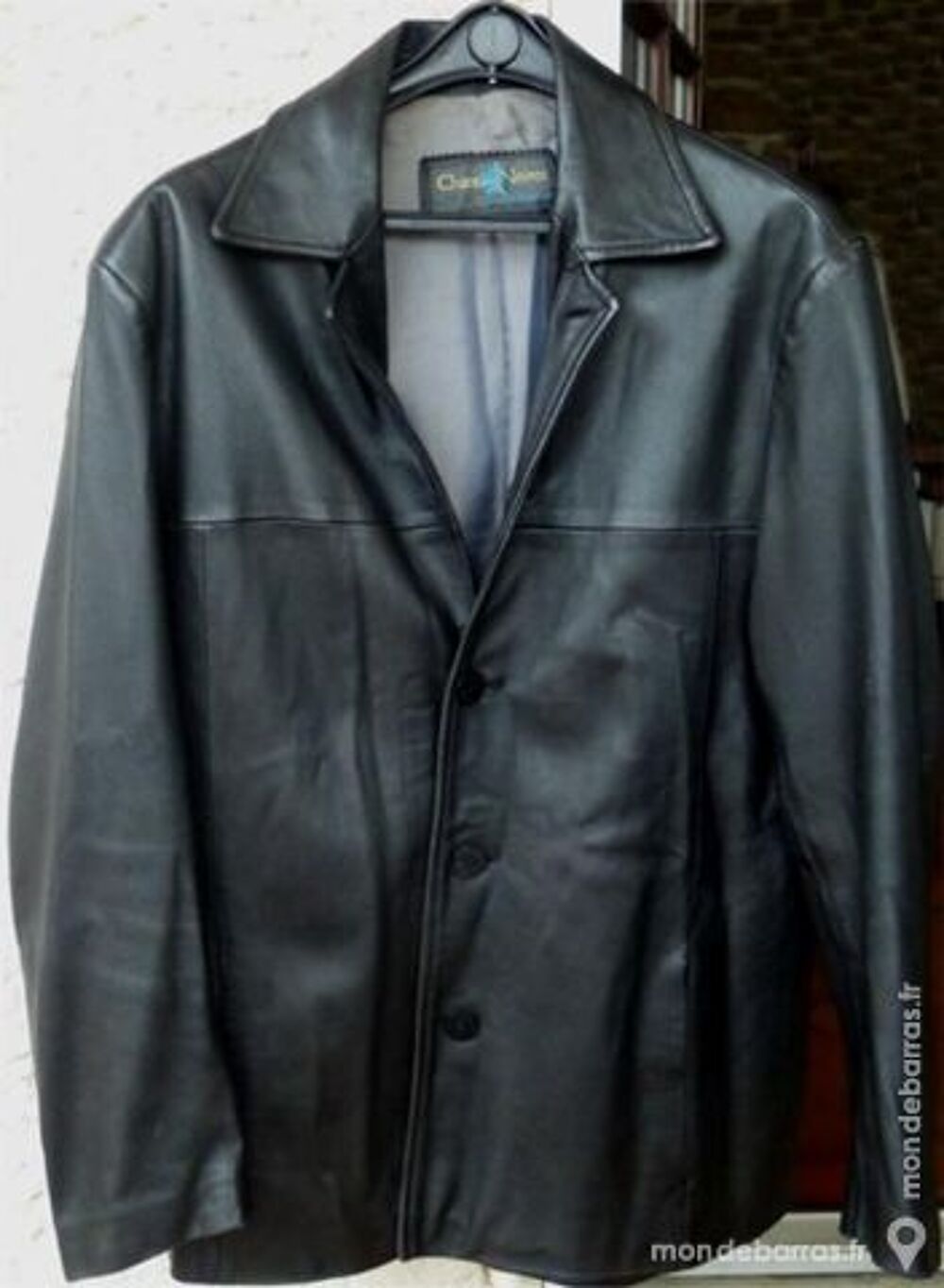 veste cuir v&eacute;ritable homme taille 52 Vêtements