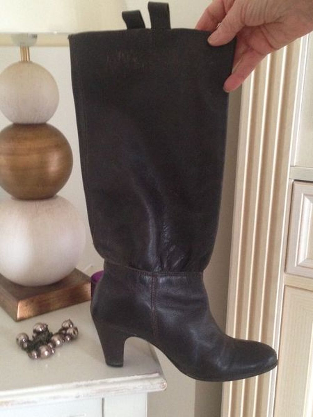 BOTTES ZARA MARRON TAILLE 38 Chaussures