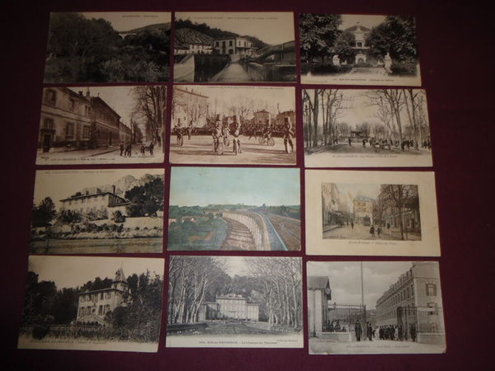lot de 33 cartes postales AIX EN PROVENCE 1925 