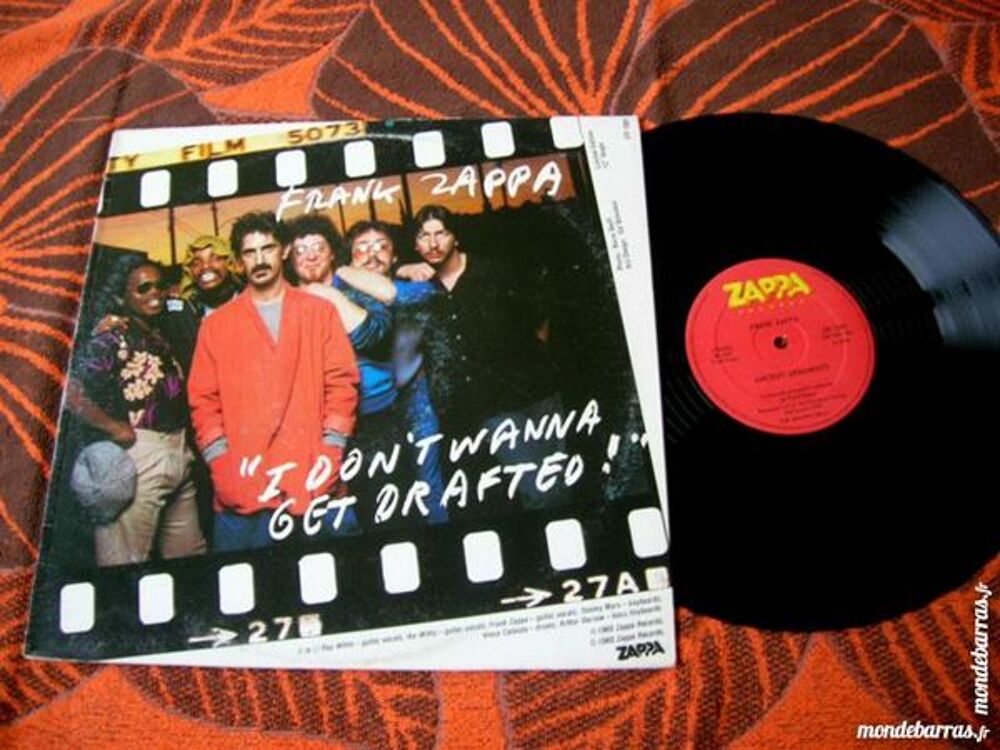 MAXI 45 TOURS FRANK ZAPPA I don't wanna get drafted CD et vinyles