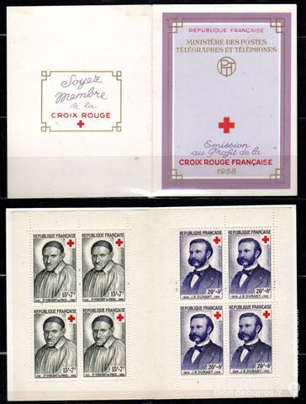 N&deg; 2008 - carnet croix rouge 1959 