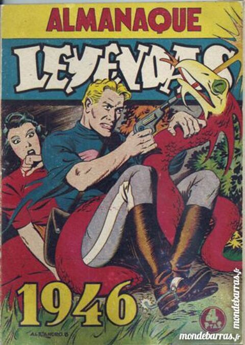 ALMANAQUES DE LEYENDAS 1946 Flash Gordon 80 Paris 14 (75)