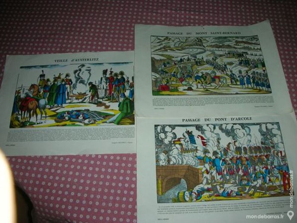 Gravures &eacute;pinal x3 Décoration