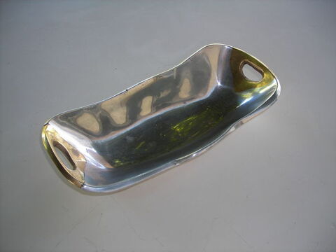 GRAND PLATEAU DE SERVICE AVEC ANSES ET JOLIS MOTIFS 240 Bourrouillan (32)