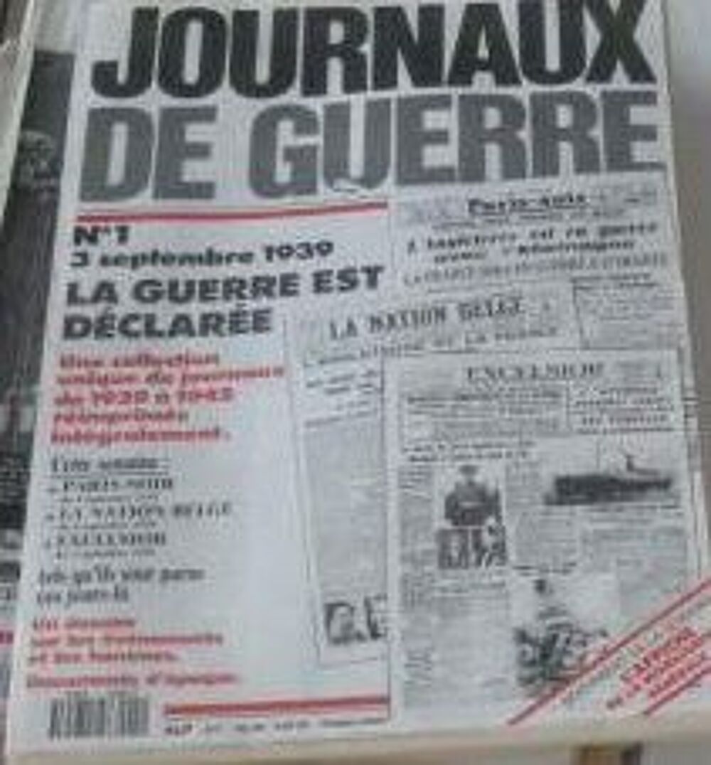 JOURNAUX DE GUERRE
Livres et BD
