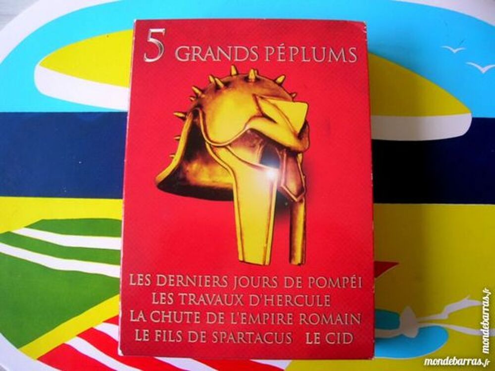 COFFRET 5 DVD PEPLUMS Cid/Spartacus/Hercule etc.. DVD et blu-ray