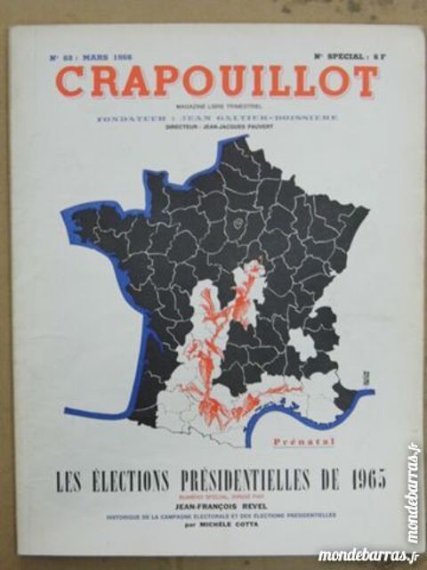 LE CRAPOUILLOT Elections prsidentielles 1965 10 Dunkerque (59)