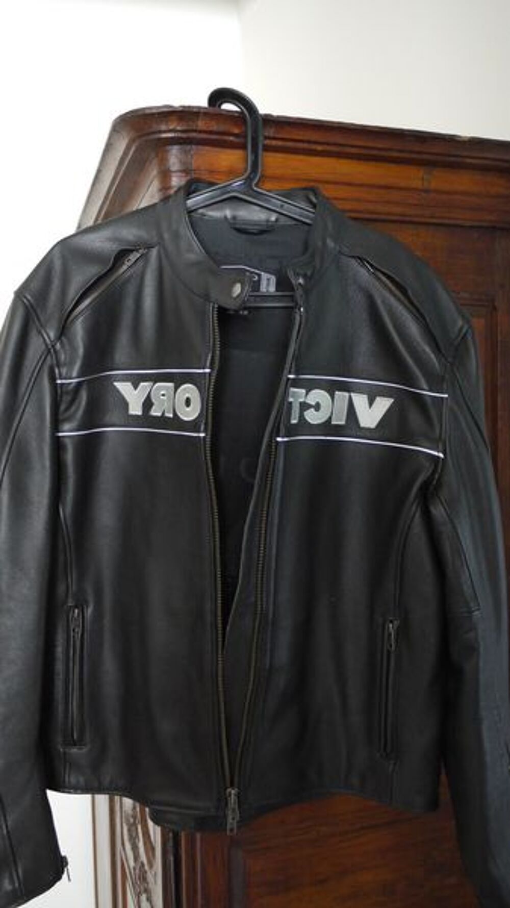 Blouson CUIR moto Homme VICTORY Vêtements