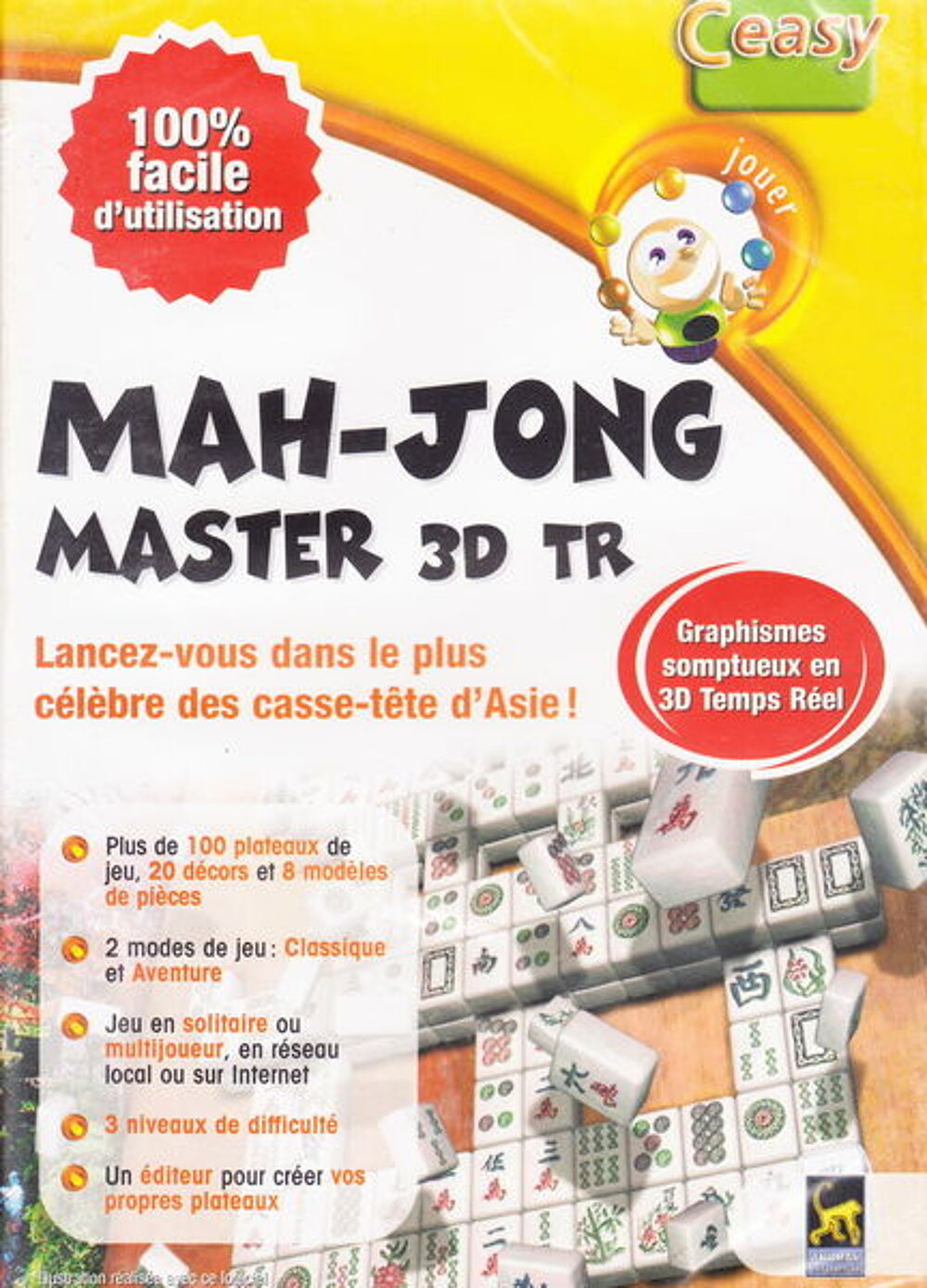 CD jeu PC Mah-Jong master 3D TR NEUF blister
Consoles et jeux vidéos