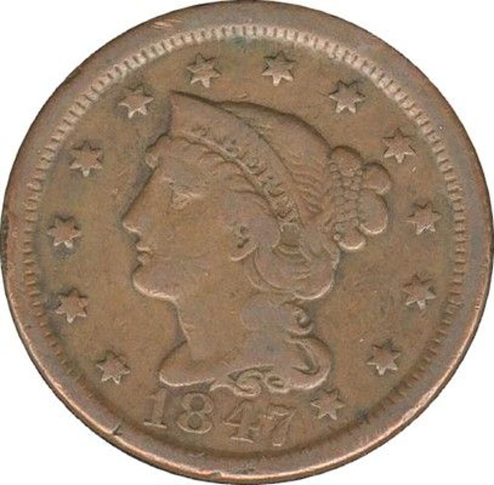 Cent USA 1847 