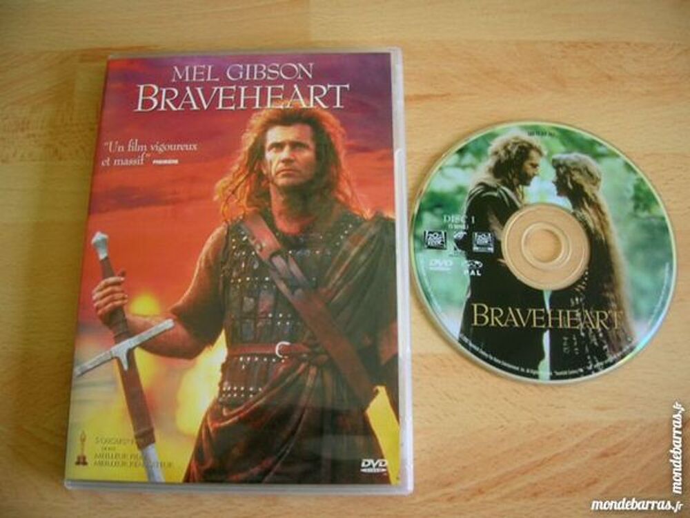 DVD BRAVEHEART - Mel Gibson DVD et blu-ray