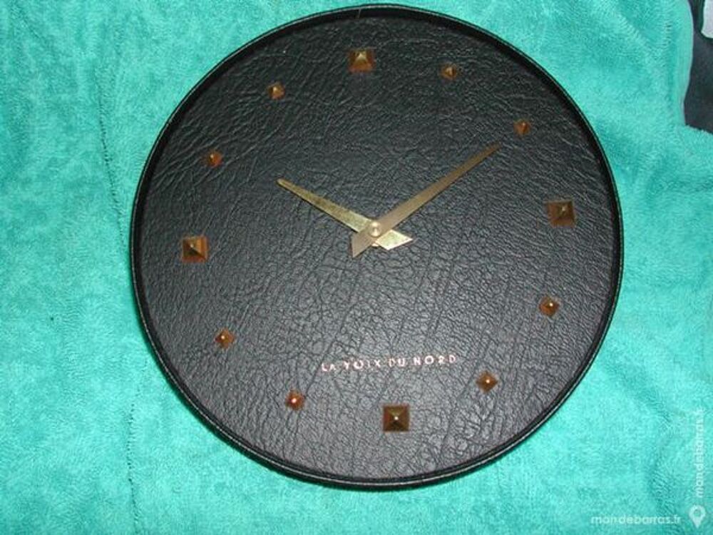 RARE Pendule HORLOGE voix du nord vintage Décoration
