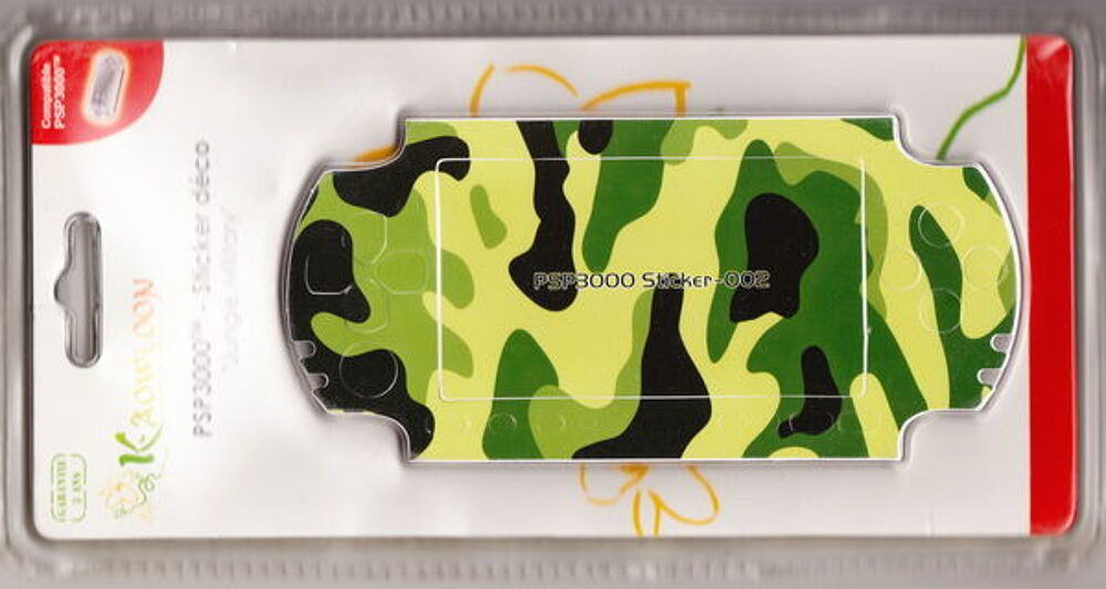 Sticker d&eacute;co militaire pour console PSP3000 NEUF
Consoles et jeux vidéos