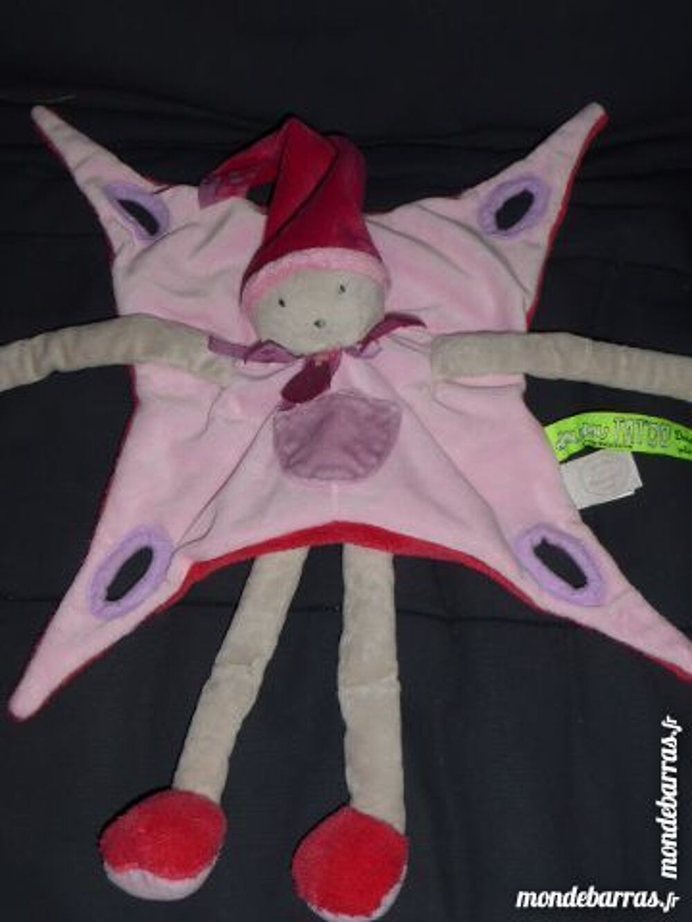 Doudou et compagnie lutin framboise tatoo DC2665 Puériculture