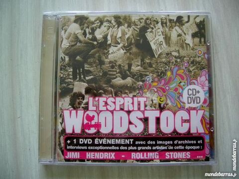 CD+DVD L'ESPRIT WOODSTOCK Hendrix,Stones etc.. 15 Nantes (44)