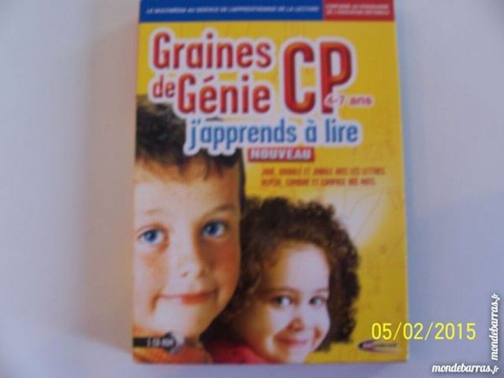 JEU POUR PC GRAINE DE GENIE NIVEAU CP Matriel informatique