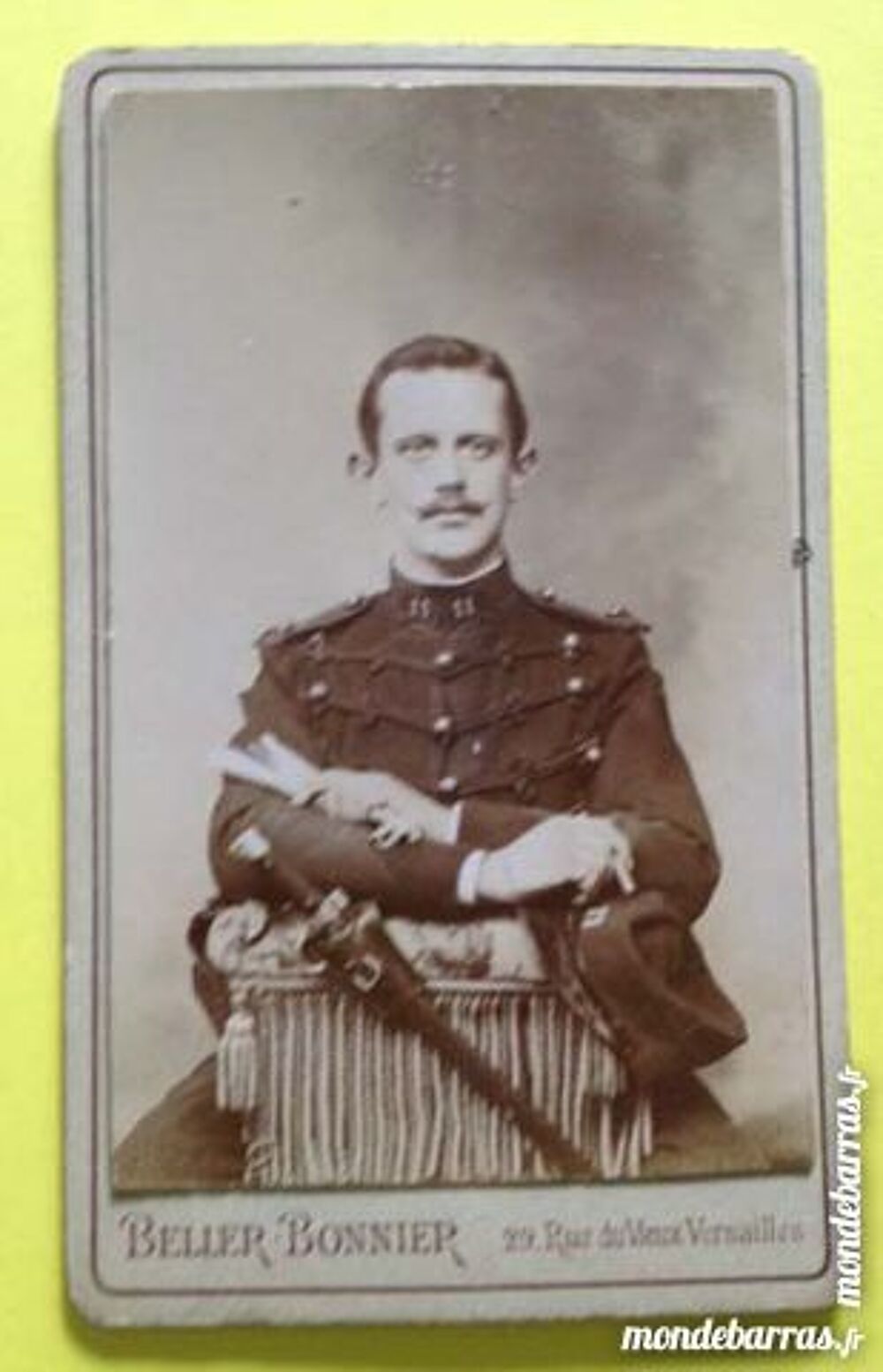 CDV Photo militaire - Beller Bonnier 