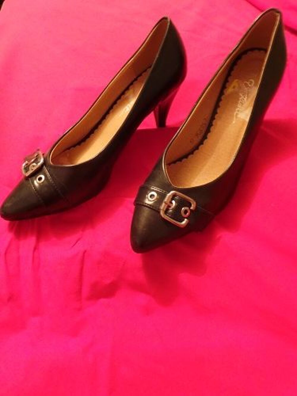 Escarpin talon noir haut Chaussures