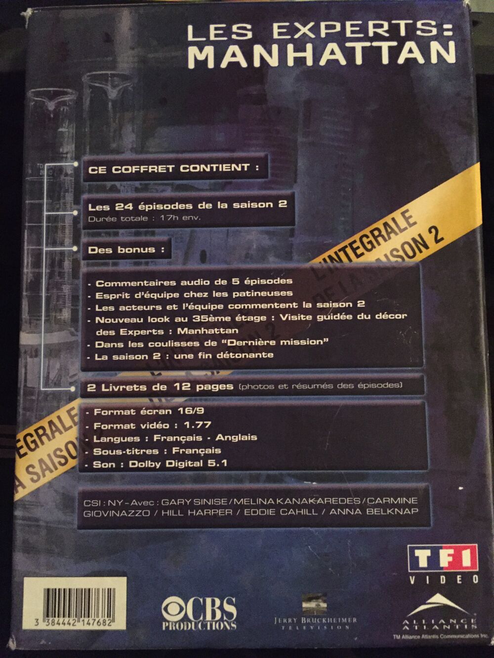 DVD Les Experts Manhattan Saison 2 DVD et blu-ray
