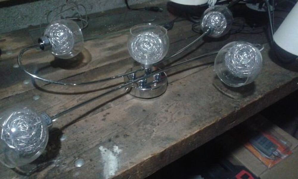 luminaire couleur argent Décoration