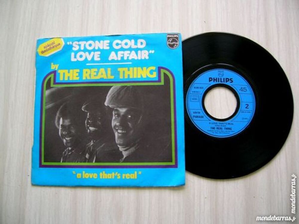 45 TOURS THE REAL THING Stone cold love affair CD et vinyles